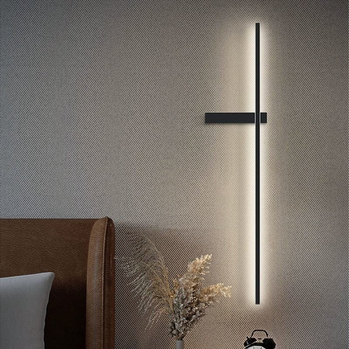 Dario LED black wall light