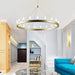 Heine gold pendant light - Mafeemushkil.com LLC