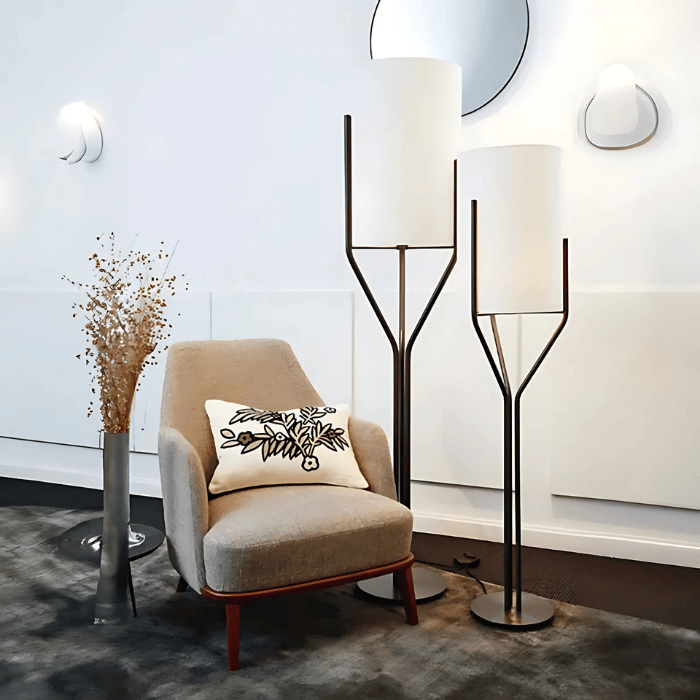 Norah Black Floor Lamp