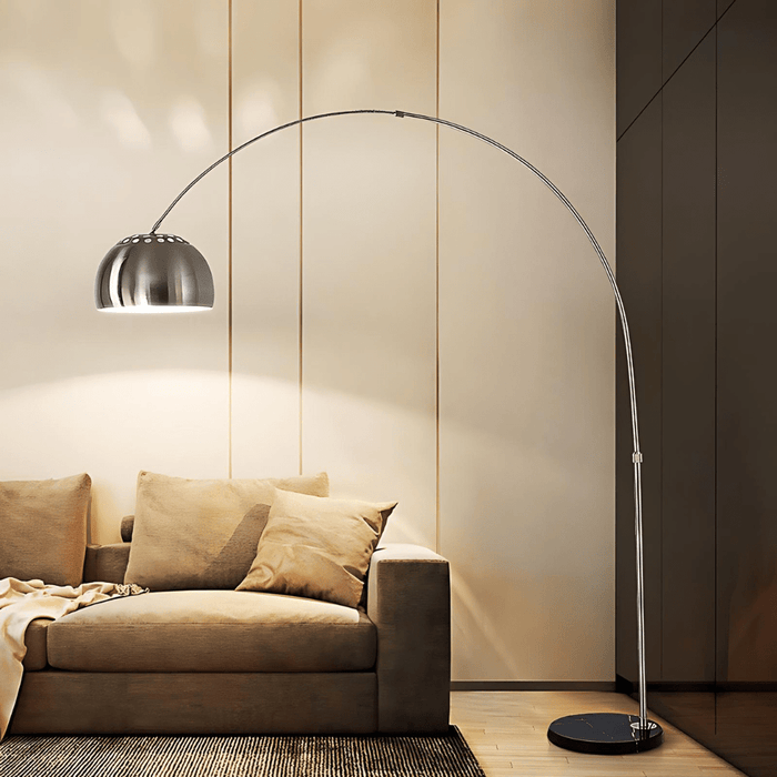 Silver Arc Floor Lamp (Large)